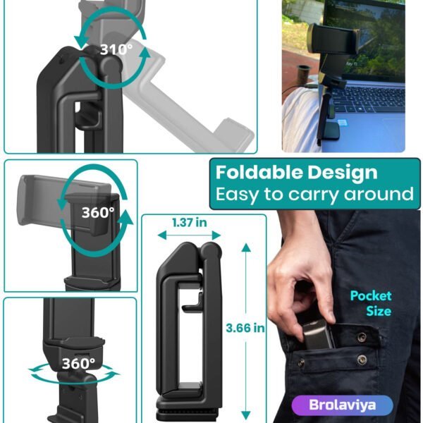 BROLAVIYA® Universal Multi-Purpose Foldable Mobile Phone Holder