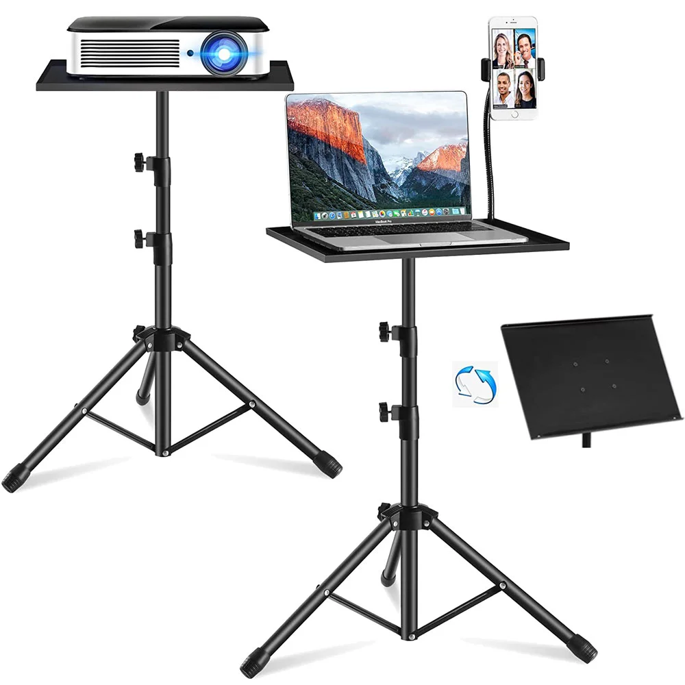 BROLAVIYA® Multi-Purpose Projector Tripod Stand, Laptop / Mobile Stand ...