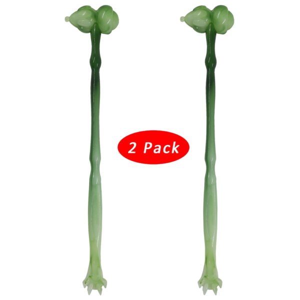 BROLAVIYA® 2 in 1 Hammer Shape Manually Massage Stick, Knock Base Massager with Back Scratcher For Troublesome Itchy Spots and Relief ( 2 Pack )