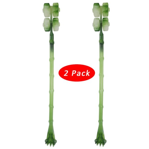 BROLAVIYA® 2 in 1 Back Roller with Back Scratcher Shape Manually Massage Stick For Troublesome Itchy Spots and Relief ( 2 Pack )