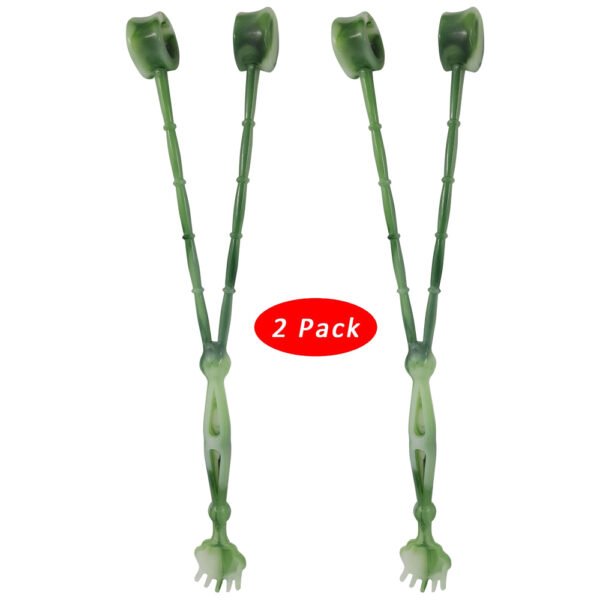 BROLAVIYA® 2 in 1 Fortune Fish Shape Manually Massage Stick, Knock Base Massager with Back Scratcher For Troublesome Itchy Spots and Relief ( 2 Pack )
